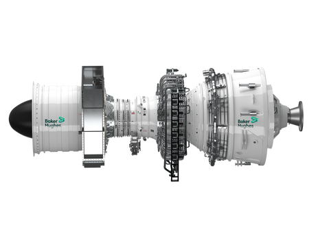 LM9000 aeroderivative gas turbine | Image Credit: Baker Hughes