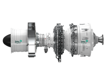 LM9000 aeroderivative gas turbine | Image Credit: Baker Hughes
