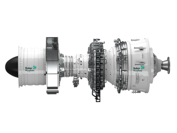 LM9000 aeroderivative gas turbine | Image Credit: Baker Hughes