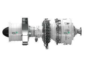 LM9000 aeroderivative gas turbine | Image Credit: Baker Hughes
