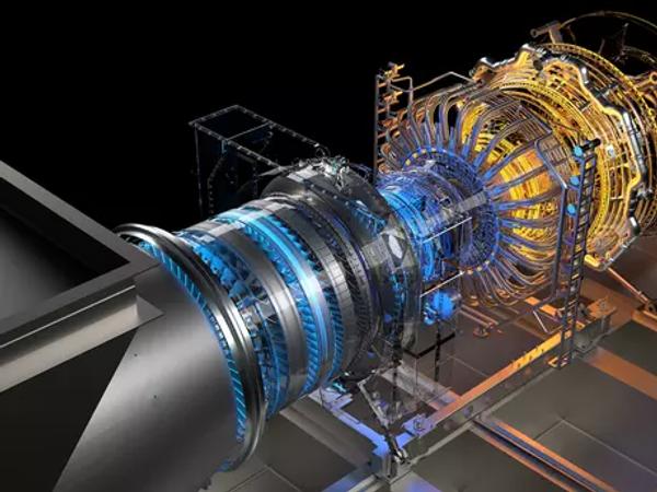 LM9000 gas turbine | Image Credit: Baker Hughes