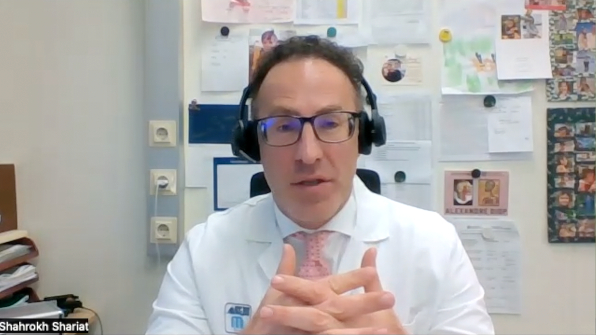 Dr. Shahrokh Shariat in an interview with Urology Times