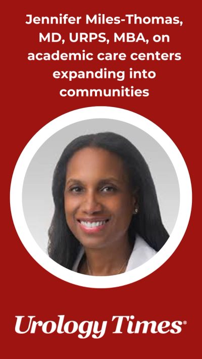 Jennifer Miles-Thomas, MD, URPS, MBA, on academic care centers expanding into communities