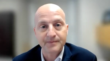 Craig G. Rogers, MD, answers a question during a Zoom video interview