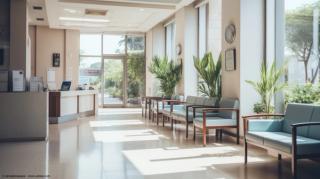 waiting area for patients with doctor appointments in modern healthcare clinic in private practice hopital. | Image Credit: © sirisakboakaew - stock.adobe.com 
