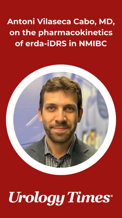 Antoni Vilaseca Cabo, MD, on the pharmacokinetics of erda-iDRS in NMIBC