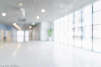 blurred photo of clinic hallway