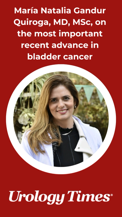 María Natalia Gandur Quiroga, MD, MSc, on the most important recent advance in bladder cancer