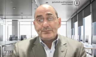 Bernard H. Bochner, MD, FACS, answers a question during a Zoom interview