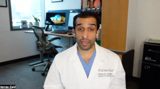 Dr. Harras Zaid in an interview with Urology Times