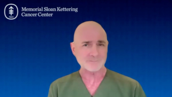 John P. Mulhall, MD, answers a question during a Zoom video interview