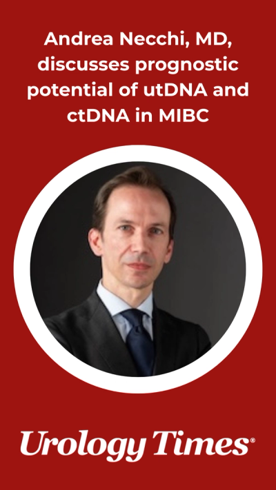 Andrea Necchi, MD, discusses prognostic potential of utDNA and ctDNA in MIBC