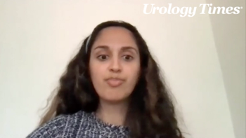 Avani Desai answers a question during a Zoom video interview