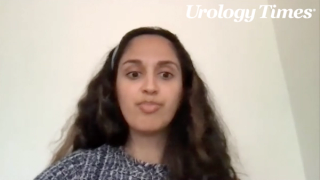 Avani Desai answers a question during a Zoom video interview