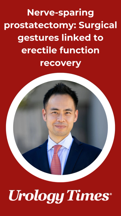 Nerve-sparing prostatectomy: Surgical gestures linked to erectile function recovery