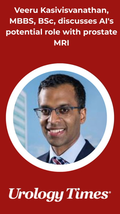 Veeru Kasivisvanathan, MBBS, BSc, discusses AI's potential role with prostate MRI