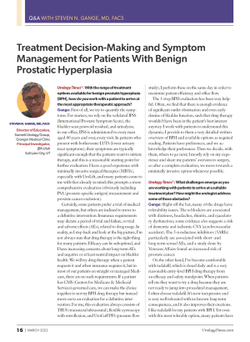 Treatment Decision-Making and Symptom Management for Patients With Benign Prostatic Hyperplasia