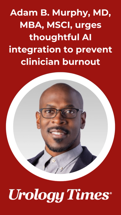 Adam B. Murphy, MD, MBA, MSCI, urges thoughtful AI integration to prevent clinician burnout