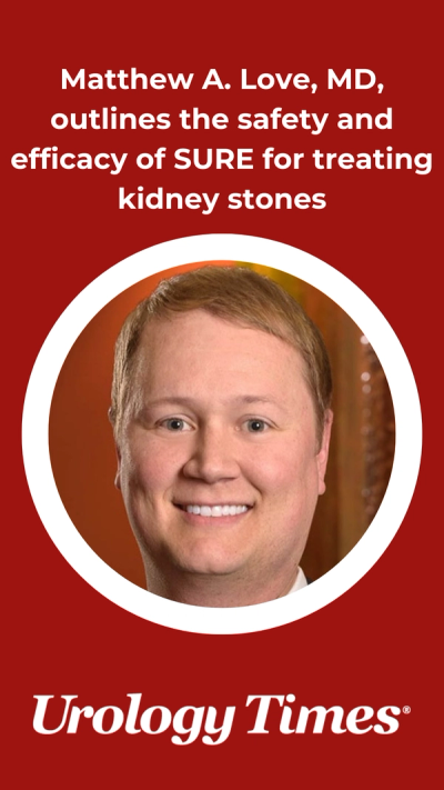 Matthew A. Love, MD, outlines the safety and efficacy of SURE for treating kidney stones