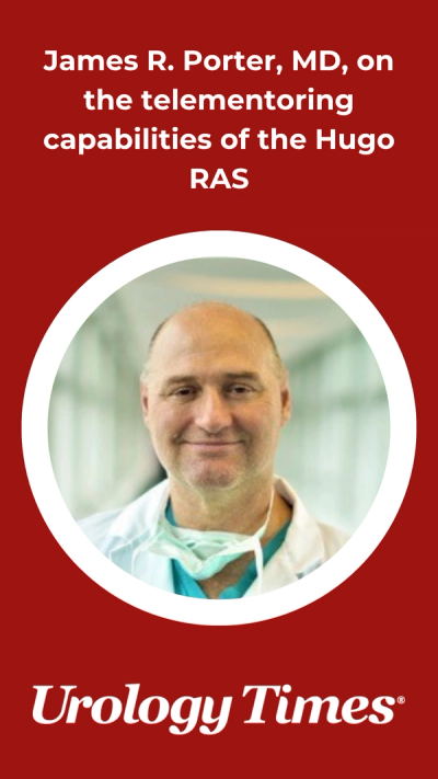 James R. Porter, MD, on the telementoring capabilities of the Hugo RAS