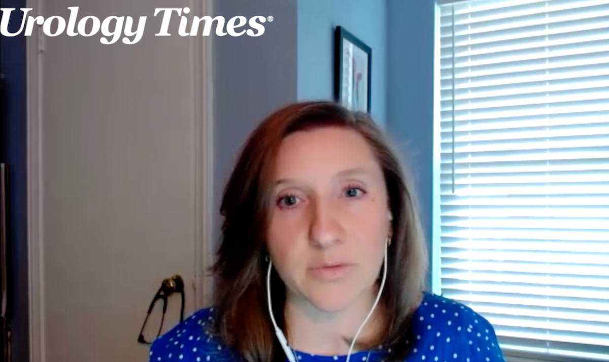 Aleece Fosnight, MSPAS, PA-C, CSC-S, CSE, IF, MSCP, HAES, answers a question during a Zoom video intervew
