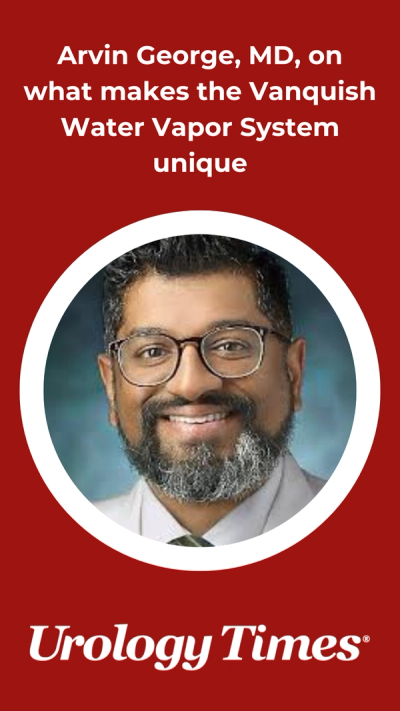 Arvin George, MD, on what makes the Vanquish Water Vapor System unique