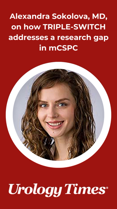 Alexandra Sokolova, MD, on how TRIPLE-SWITCH addresses a research gap in mCSPC
