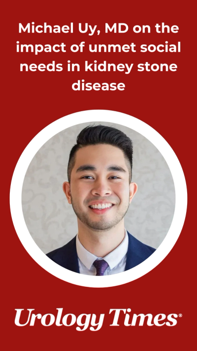 Michael Uy, MD on the impact of unmet social needs in kidney stone disease