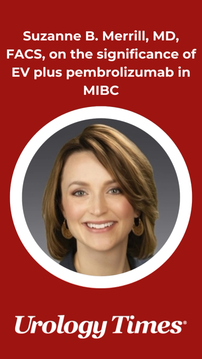 Suzanne B. Merrill, MD, FACS, on the significance of EV plus pembrolizumab in MIBC