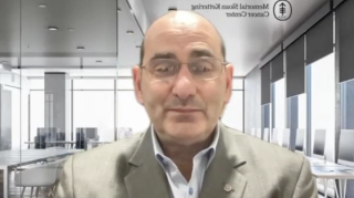 Bernard H. Bochner, MD, FACS, answers a question during a Zoom video interview