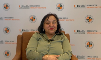 Vanita Gaglani, RPT, answers a question during a video interview