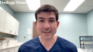 Robert Jansen, MD, answers a question during a Zoom video interview