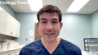 Robert Jansen, MD, answers a question during a Zoom video interview