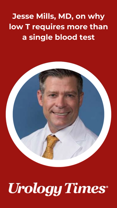 Jesse Mills, MD, on why low T requires more than a single blood test