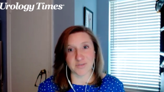 Aleece Fosnight, MSPAS, PA-C, CSC-S, CSE, IF, MSCP, HAES, answers a question during a Zoom video interview