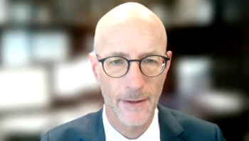 Edward M. Schaeffer, MD, PhD, answers a Zoom video interview question