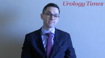 Petar Bajic, MD, answers a question during a video interview