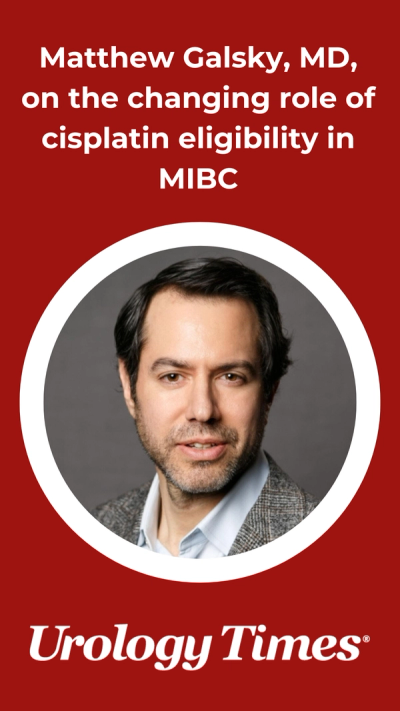 Matthew Galsky, MD, on the changing role of cisplatin eligibility in MIBC