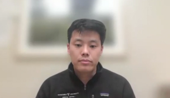 William Furuyama, MD, answers a question during a Zoom video interview