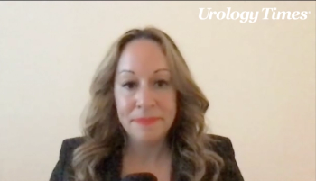 Stacy Loeb, MD, MSc, PhD (Hon), answers a question during a Zoom video interview