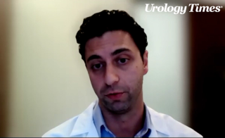 Bashir Al Hussein Al Awamlh, MD, MPH, answers a question during a Zoom video interview
