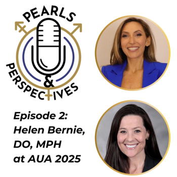 Pearls & Perspectives: Helen Bernie, DO, MPH, at AUA 2025 | Credit: Urology Times