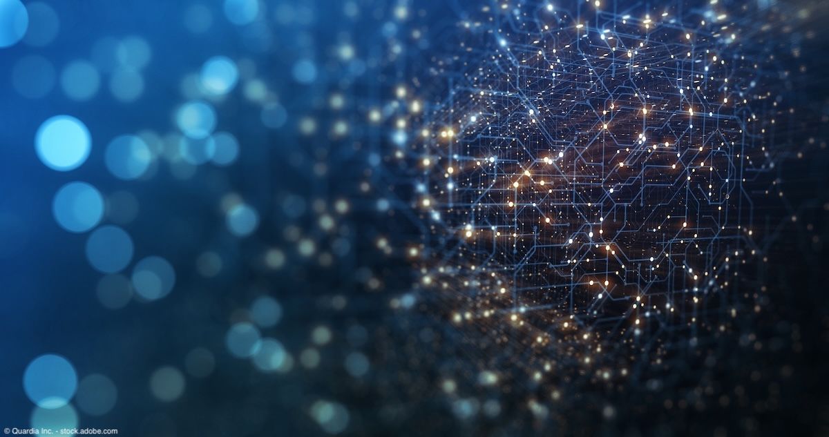  Downloaded  Save to Library  Preview Crop  Find Similar   File #:  322782977 Abstract tech background made of printed circuit board. Depth of field effect and bokeh. internet connections, cloud computing and neural network, big data. 3D render | Image Credit: © Quardia Inc. - stock.adobe.com 