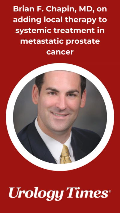 Brian F. Chapin, MD, on adding local therapy to systemic treatment in metastatic prostate cancer