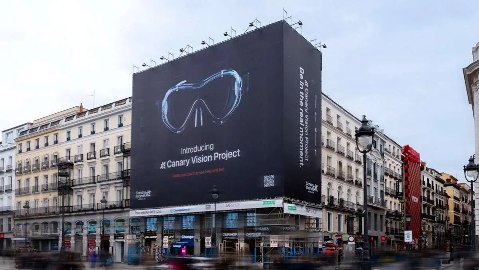 Immersive reality goggles