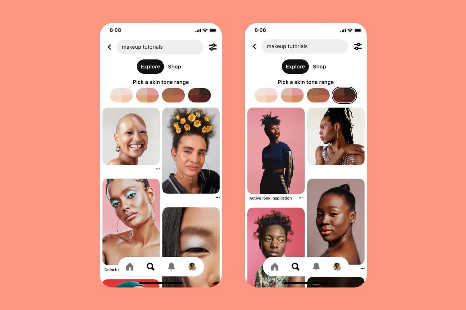 Pinterest: El diseño inclusivo también busca equidad para colectivos históricamente discriminados.