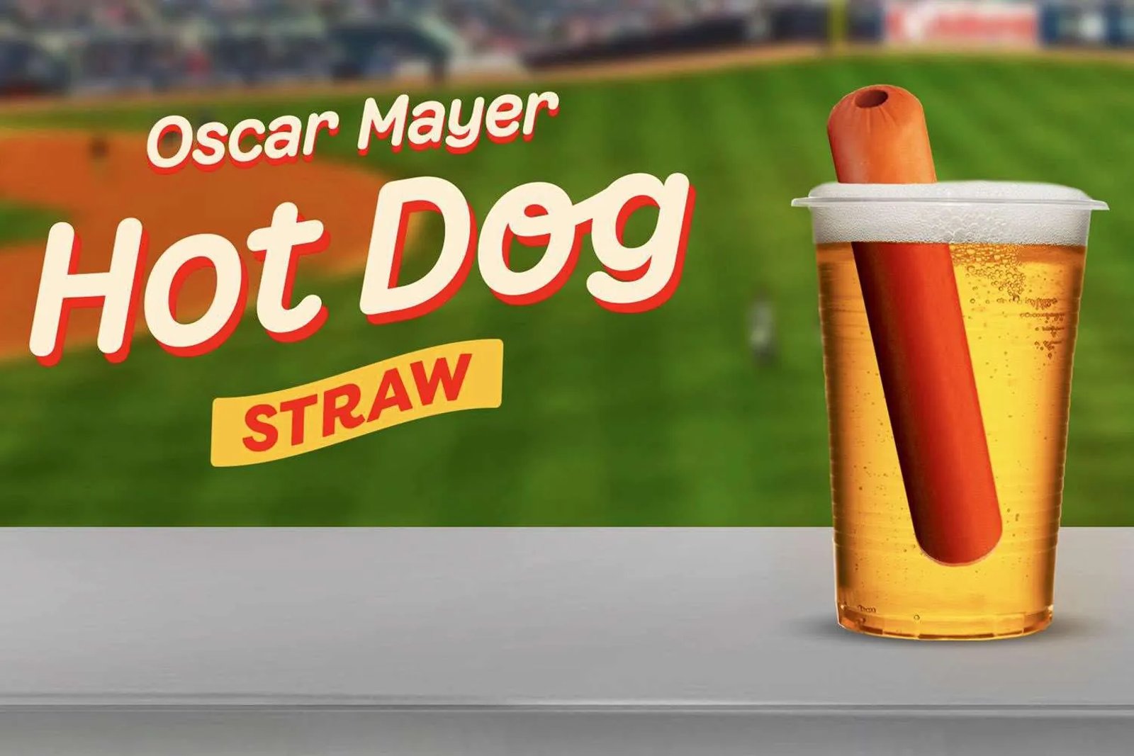 Pajita hot-dog