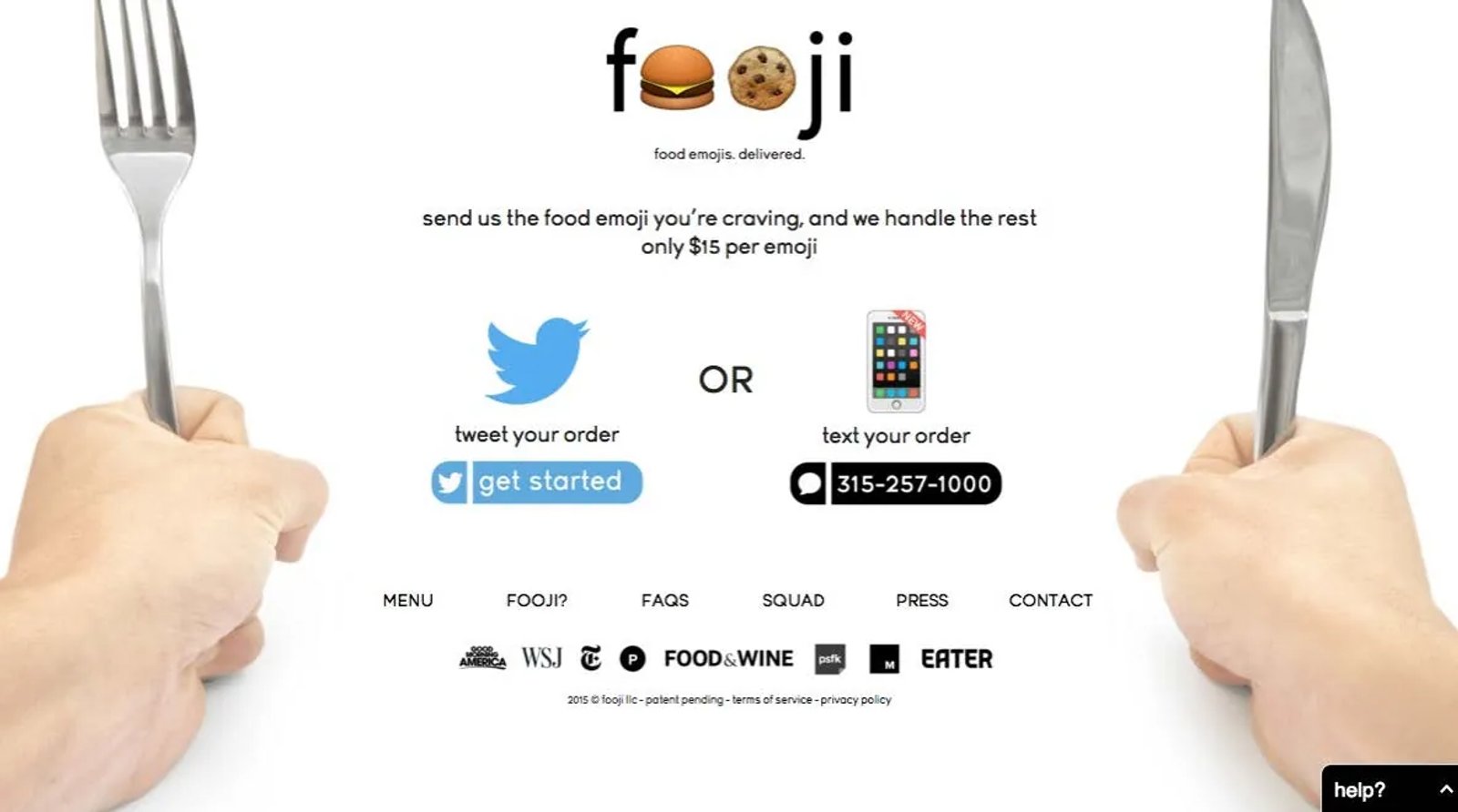 Fooji: Pedimos pizza a través de imágenes