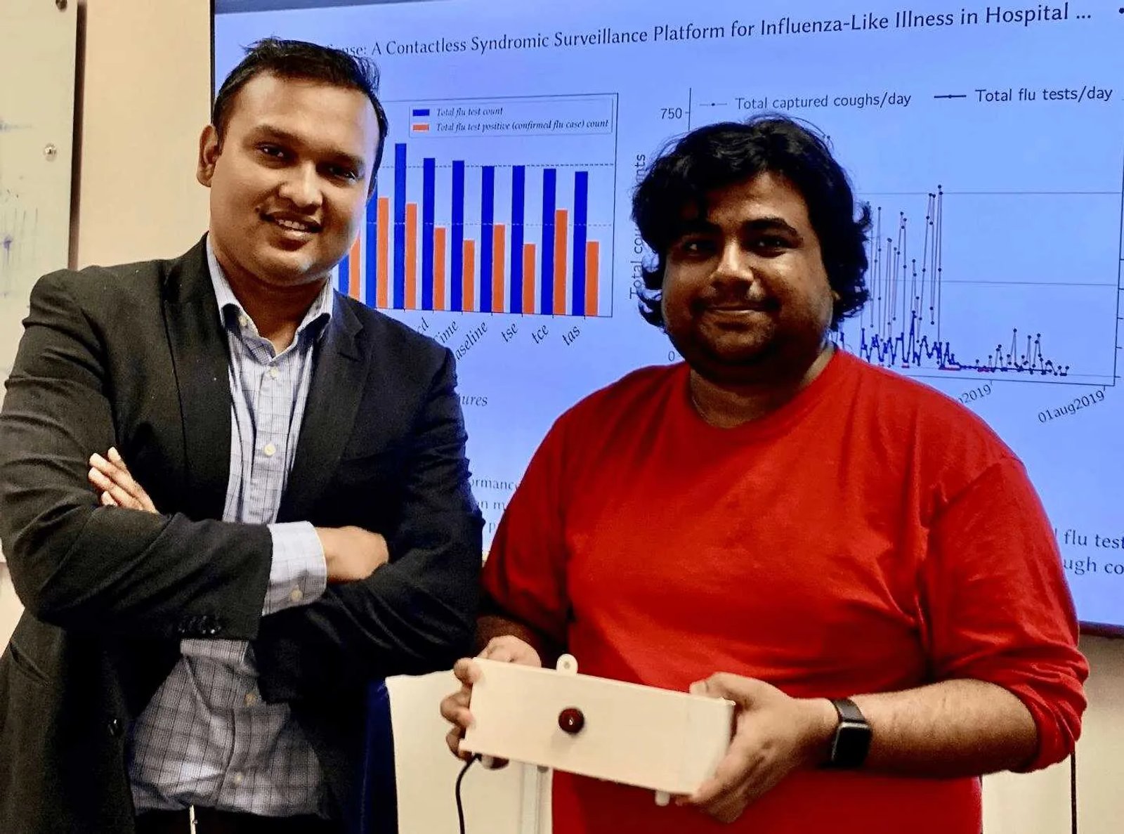 What does that cough sound like?: A mobile device that listens to the sound of coughing to detect the spread of possible respiratory diseases.