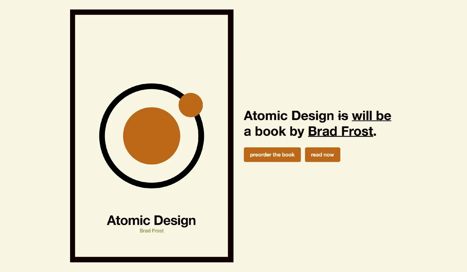 Atomic Design: Creator of the concept